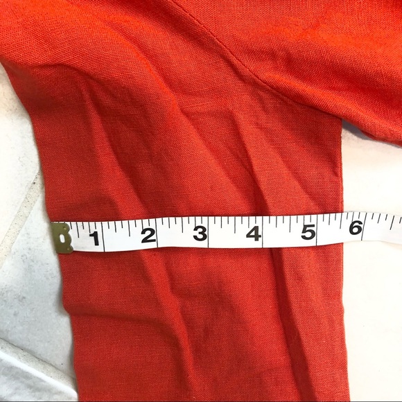 🌈 6/$60, NWT, Zara Boho Style Top, Orange, Large - Picture 8 of 10